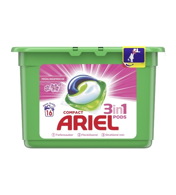 Ariel 3in1 Pods Fruhlingsfrische Caps 16p 432g
