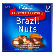 Ashleys Chocolate Flavour Brazil Nuts 100g