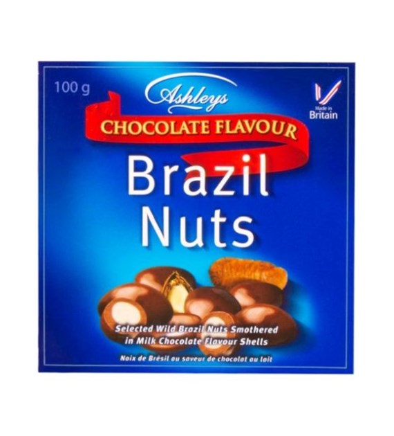 Ashleys Chocolate Flavour Brazil Nuts 100g
