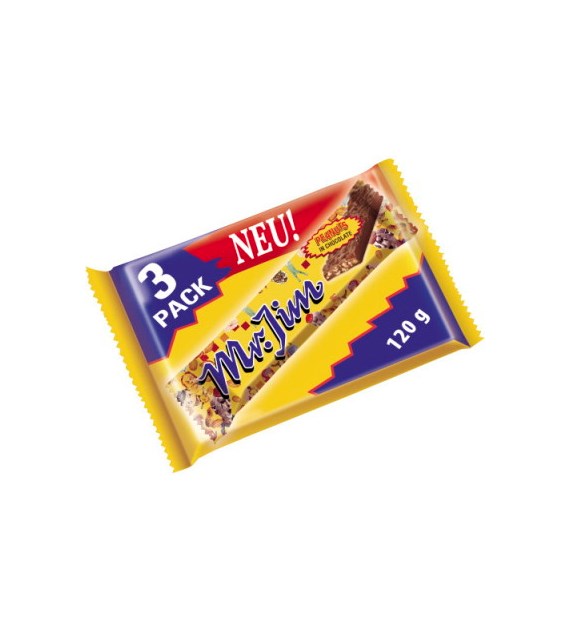 Mr.Jim Peanuts in Chocolate 3 Pack 120g