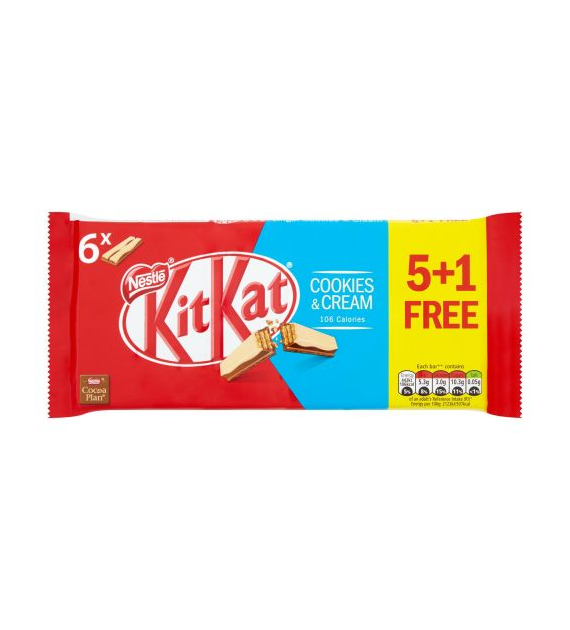 KitKat Cookies & Cream 6szt 124,2g