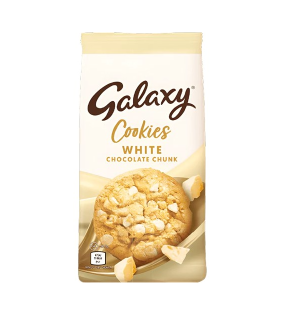 Galaxy White Chocolate Chunk Cookies Ciastka 180g