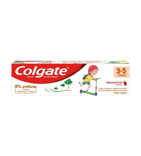 Colgate 0% Natural Fruit 3-5 Years 75ml