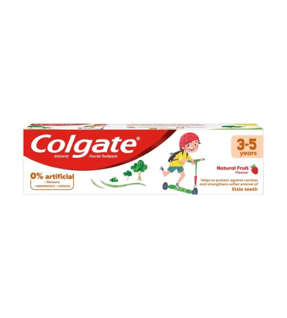 Colgate 0% Natural Fruit 3-5 Years 75ml