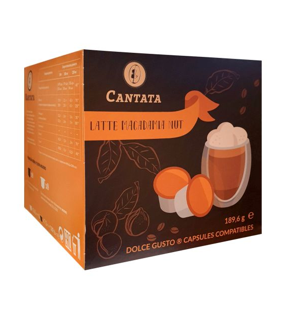O-Gusto Creme Latte Macadamia Nut 8+8szt 189g