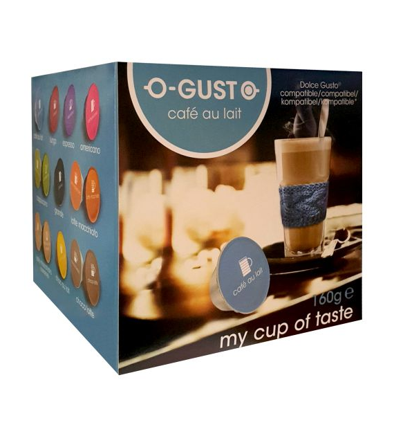 O-Gusto Creme Cafe au Lait 16szt 160g
