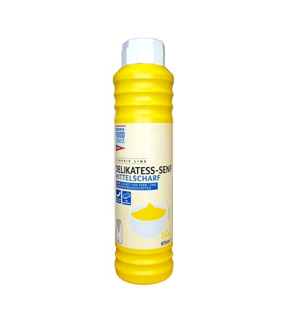 Edeka Delikates Mittelscharf Musztarda 875ml