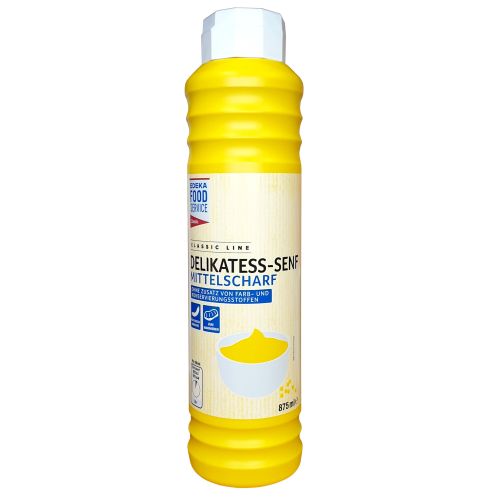 Edeka Delikates Mittelscharf Musztarda 875ml