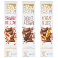 Moser Roth Cookies / Nougat / Cheesecake Czeko 75g