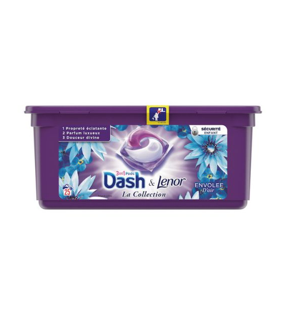 Dash 3in1 Lenor Envolee d'Air Pods 25p 685g