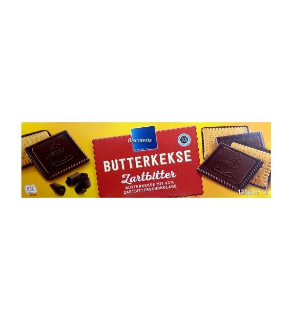 Biscoteria Choco Butterkekse Zartbitter 125g