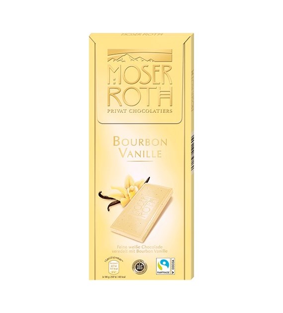 Moser Roth Vanille Bourbon Weisse Czekolada 125g