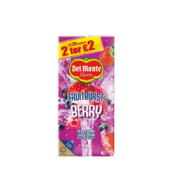 Del Monte Fruitburst Berry Sok 1L