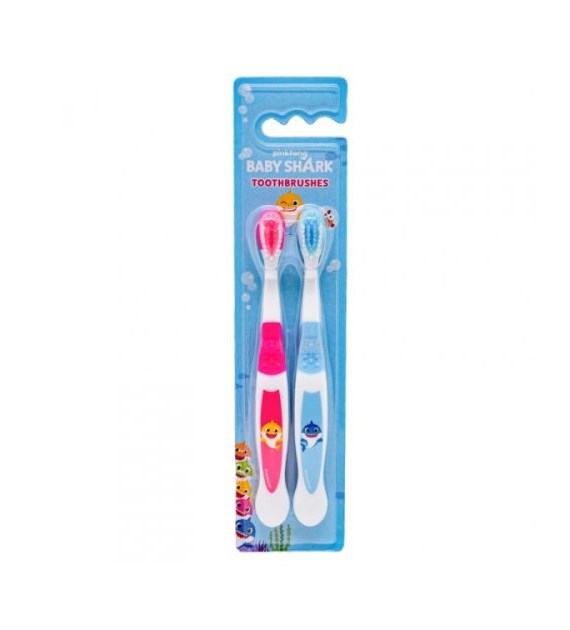 Pinkfong Baby Shark Toothbrush 2+ Szczoteczki 2szt