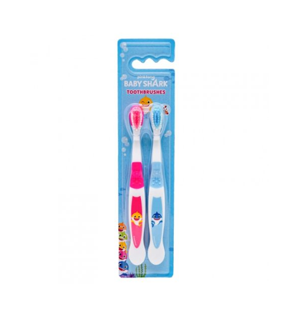 Pinkfong Baby Shark Toothbrush 2+ Szczoteczki 2szt