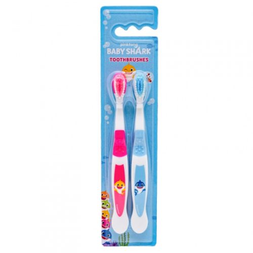 Pinkfong Baby Shark Toothbrush 2+ Szczoteczki 2szt