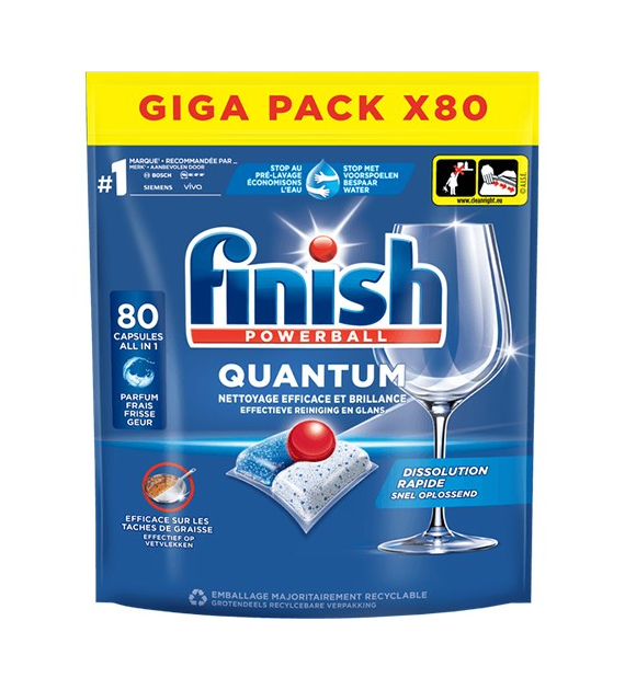 Finish Powerball Quantum Tabs 80szt 832g