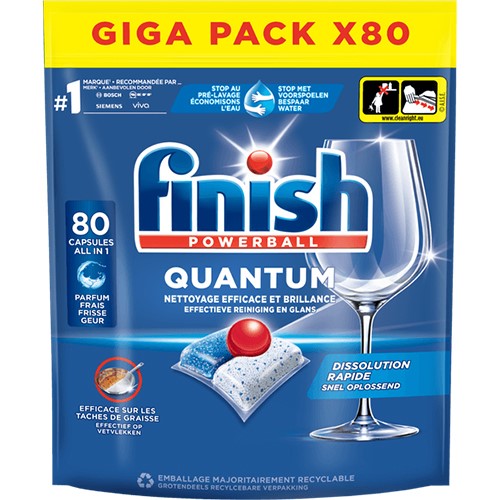 Finish Powerball Quantum Tabs 80szt 832g