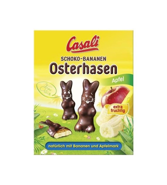 Casali Schoko-Bananen Osterhasen Apfel 150g