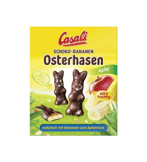 Casali Schoko-Bananen Osterhasen Apfel 150g
