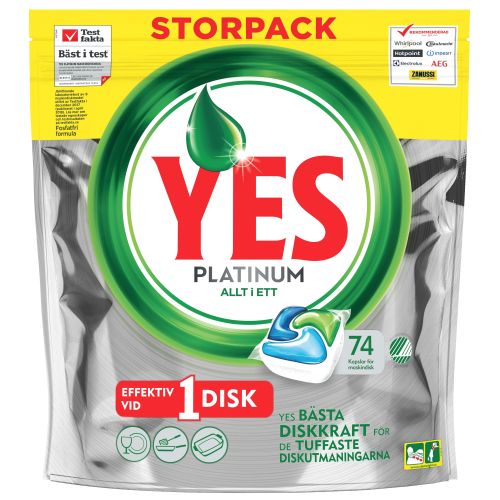 Yes Platinum Allt i Ett 74szt 1,1kg