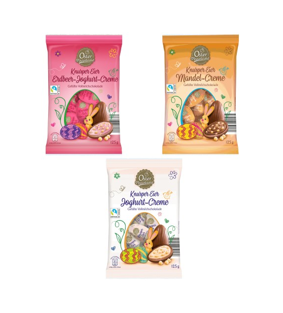 Oster Knusper Eier Joghurt / Mandel / Erdbeer 125g