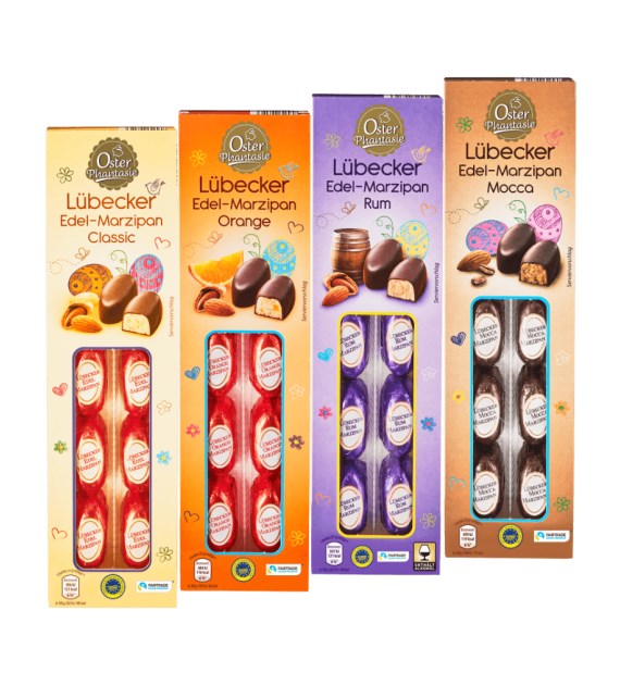 Oster Phantasie Lubecker Edel-Marzipan MIX 125g