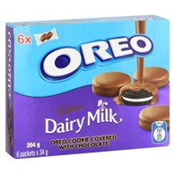Oreo Cadbury Dairy Milk 6szt 204g