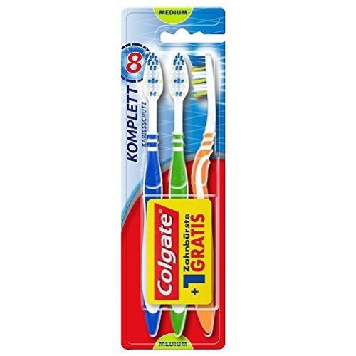 Colgate Komplett 8 Medium Szczoteczka 3szt