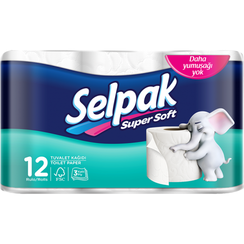 Selpak Super Soft 3W Papier Toaletowy 12szt