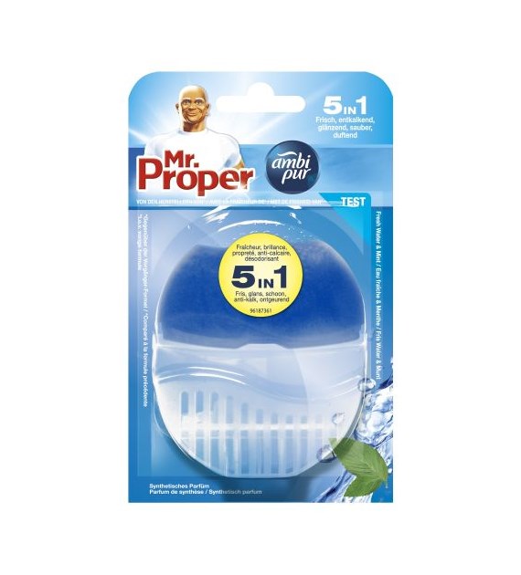 Mr.Proper Fresh Water & Mint Zawieszka WC 55ml