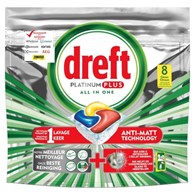 Dreft Platinum Plus Citron 8szt 124g