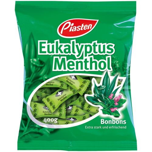 Piasten Eukalyptus Menthol Bonbons Cukierki 400g