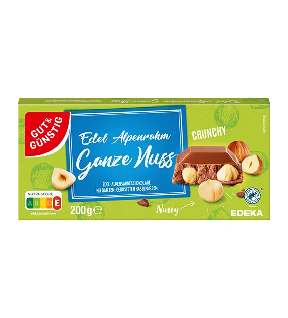 G&G Edel Alpenrahm Ganz Nuss Czekolada 200g