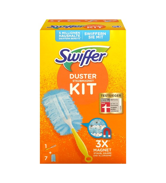 Swiffer Duster Staubmagnet Kit Zestaw 7szt