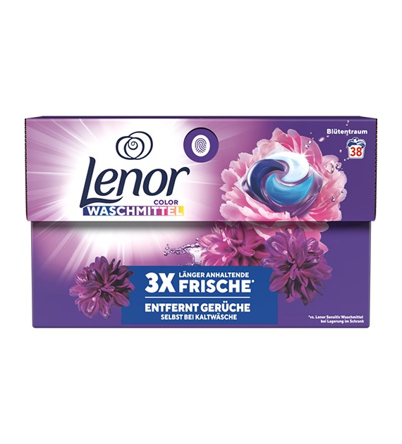 Lenor 3X Color Blutentraum Pods 38p 744g
