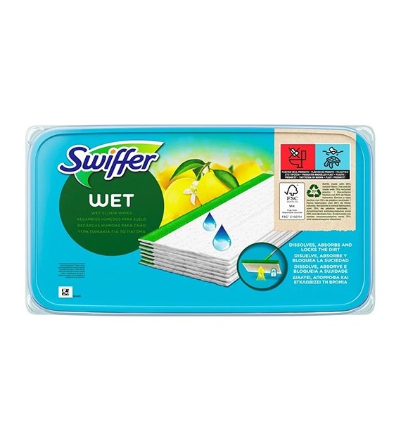 Swiffer Wet Citrus Fresh do Mopa 12szt