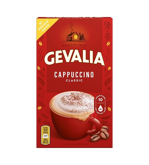 Gevalia Classic Cappuccino Saszetki 10szt 116g