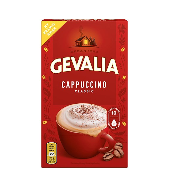 Gevalia Classic Cappuccino Saszetki 10szt 116g