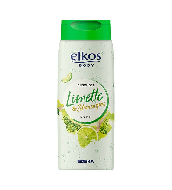 Elkos Body Duschgel Limette Zitronengras Gel 400ml