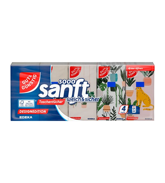 G&G Sooo Sanft Taschentucher 4 Lag Chusteczki 15op