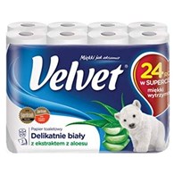Velvet Papier Toaletowy 3Lag Aloes 24szt
