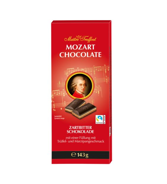 Maitre Truffout Mozart Chocolate Zart 143g