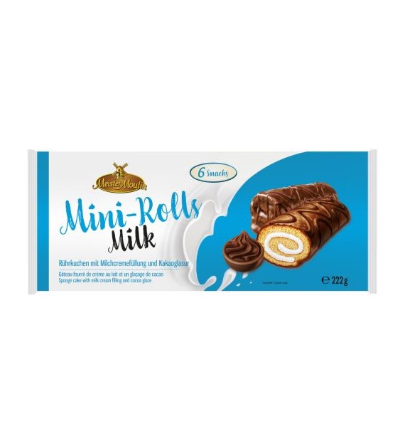 Meister Moulin Mini-Rolls Milk 6szt 222g