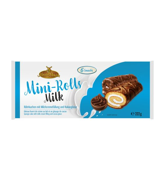 Meister Moulin Mini-Rolls Milk 6szt 222g