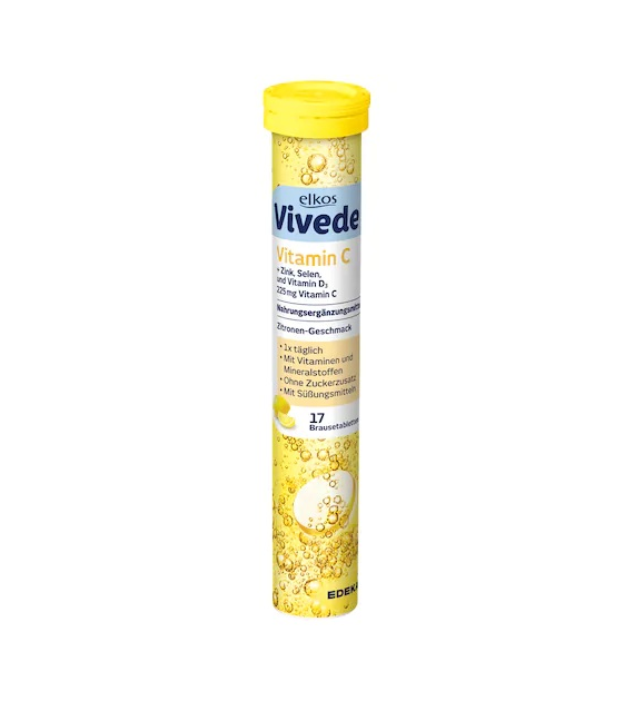 Elkos Vivede Vitamin C Tabletki 17szt 102g