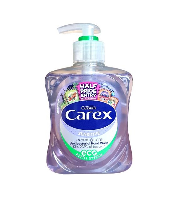Carex Sensitive Antibacterial Mydło w Płynie 250ml