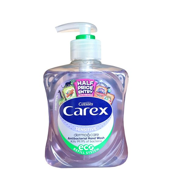Carex Sensitive Antibacterial Mydło w Płynie 250ml