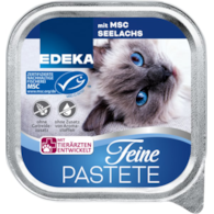 Edeka Feine Pastete mit MSC Seelachs dla Kota 100g