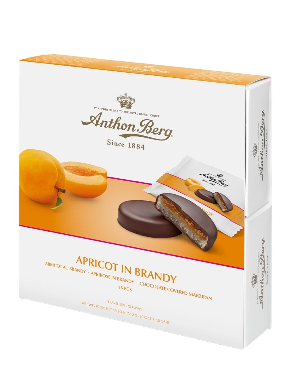 Anthon Berg Apricot In Brandy 2x220g